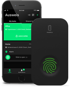 Ausweis Device for Ausweis.io service. Mobile access to facilities